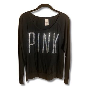 Pink Women’s Bling Black shirt size M